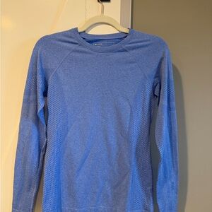 Figs Blue Long Sleeve Women's Top